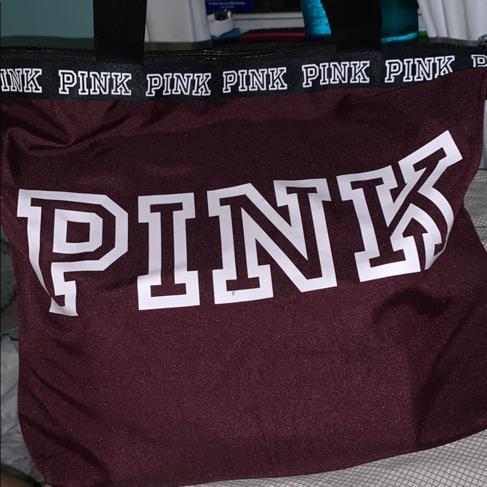 PINK maroon bag